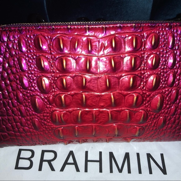 Brahmin Daisy Clutch in Ruby Ombre Melboure - Picture 2 of 4